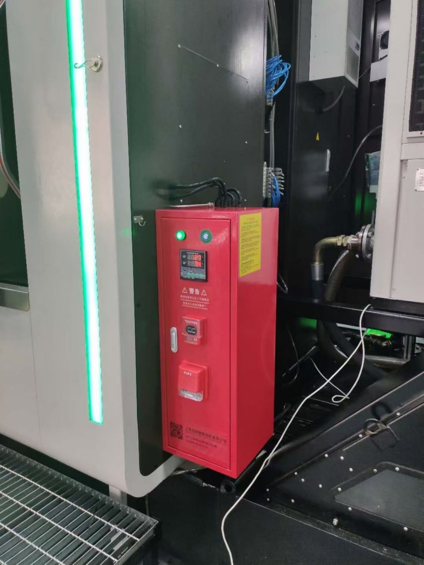 工业加工机床灭火装置应用